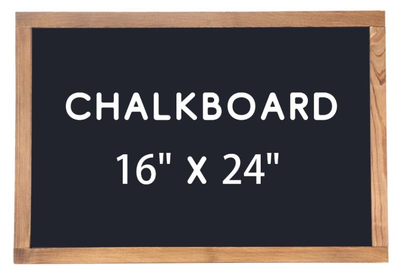 Photo 1 of KOOLDE 16" x 24" Magnetic Chalkboard Large Hanging Framed Wall Chalk Board 