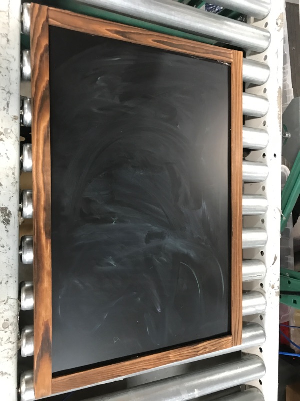 Photo 4 of KOOLDE 16" x 24" Magnetic Chalkboard Large Hanging Framed Wall Chalk Board 