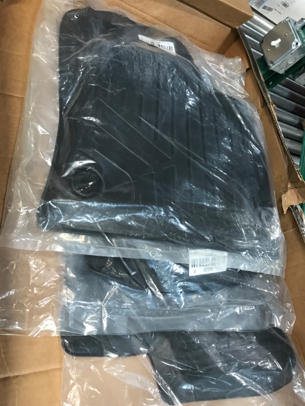 Photo 4 of **USED BUT APPEARS NEW** SMARTLINER All Weather Custom Fit Black 2 Row Floor Mats and Cargo Liner Set Compatible with 2019-2023 Audi E-Tron/E-Tron Sportback (Only fits Without 2nd Row Retentions)