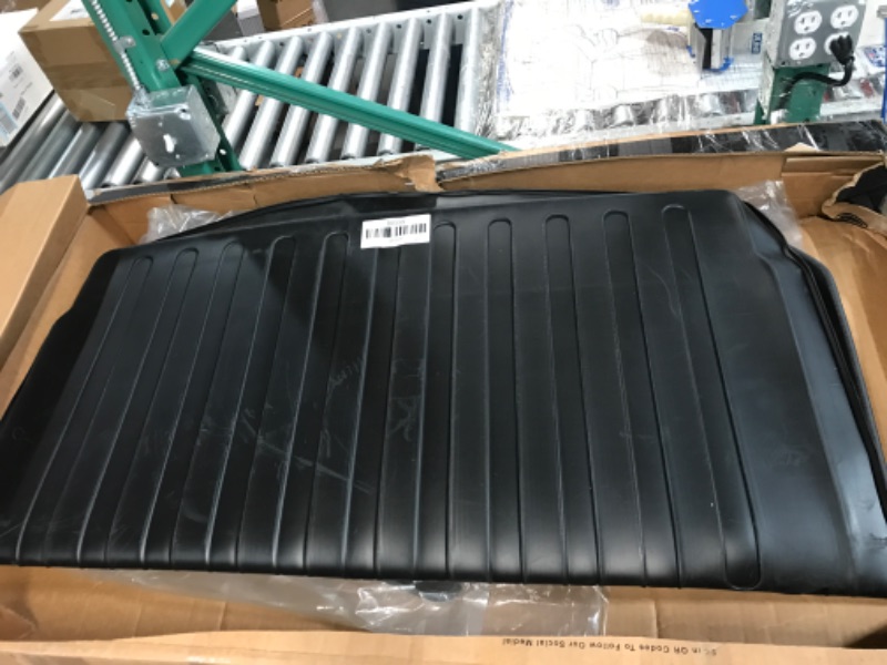 Photo 2 of **USED BUT APPEARS NEW** SMARTLINER All Weather Custom Fit Black 2 Row Floor Mats and Cargo Liner Set Compatible with 2019-2023 Audi E-Tron/E-Tron Sportback (Only fits Without 2nd Row Retentions)