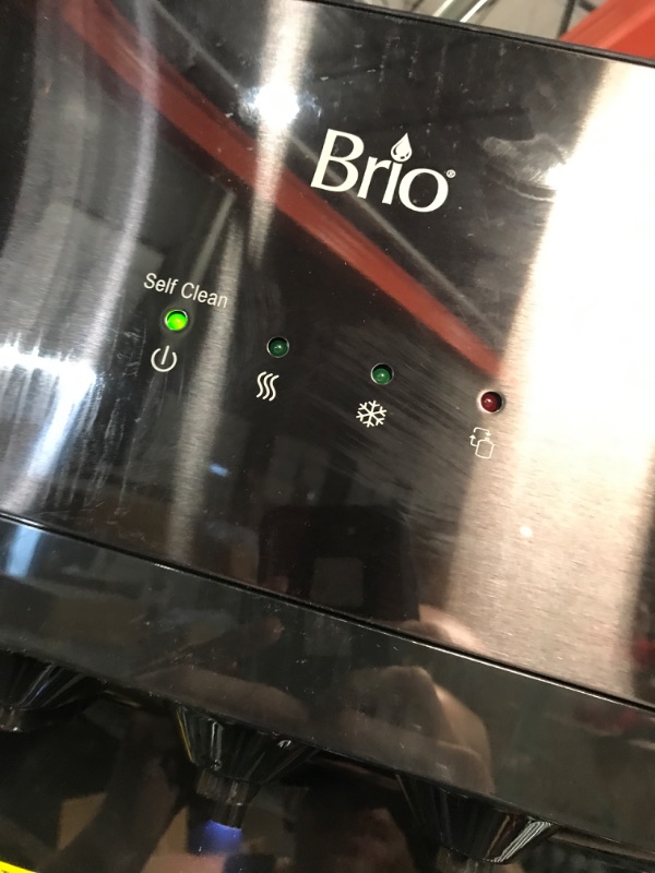 Photo 6 of **SEE NOTES** Brio Self Cleaning Bottom Loading Water Cooler Water Dispenser – Black Stainless Steel - 3 Temperature Settings - Hot, Room & Cold Water - UL / Energy Star Approved