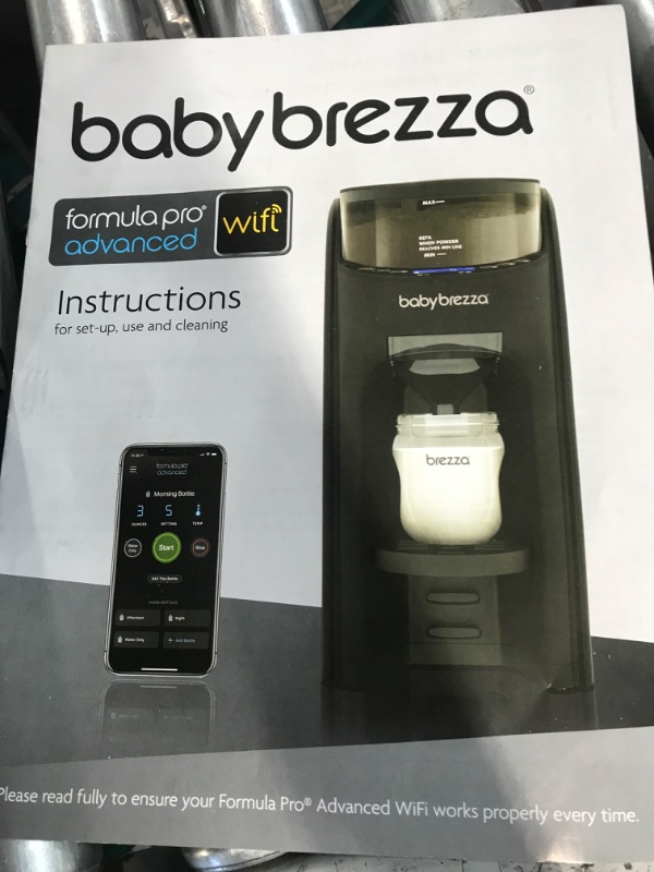 Photo 5 of Baby Brezza Formula Pro Advanced WiFi Formula Dispenser Machine Black
