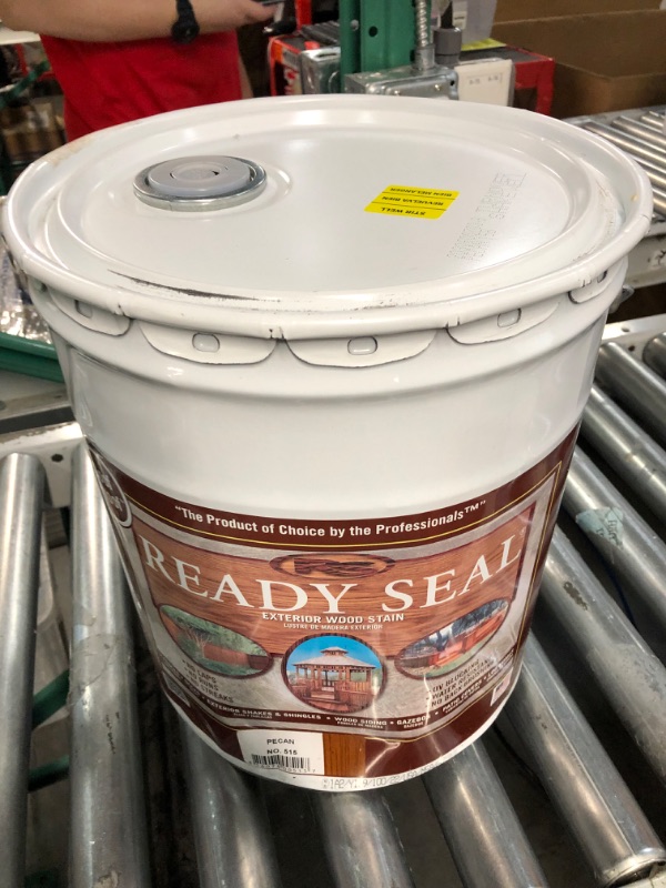 Photo 2 of **SEE NOTES** Ready Seal 515 5-Gallon Pail Pecan Exterior Wood Stain and Sealer 5 Gallon Pecan Stain and Sealer