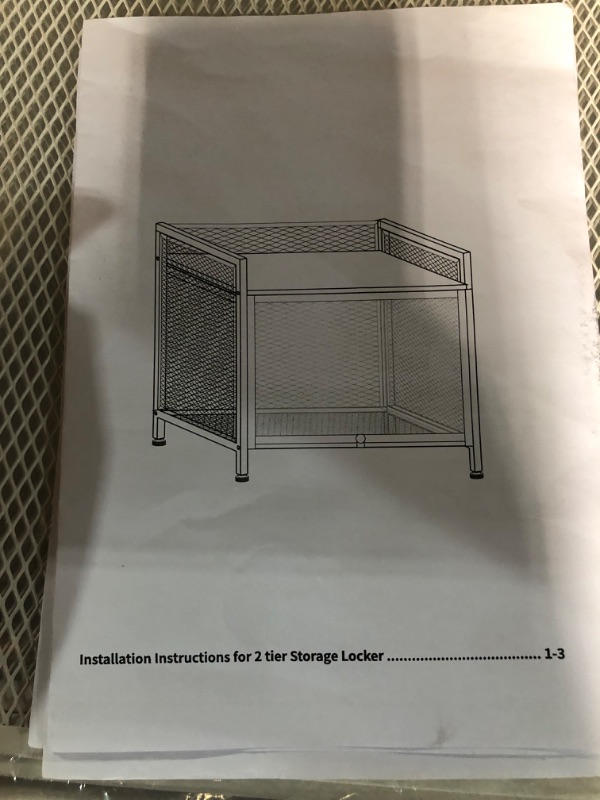 Photo 4 of **PHOTO IS REFERENCE ONLY**TOPWE Baker’s Racks for Kitchen with Storage, 2-Tier White