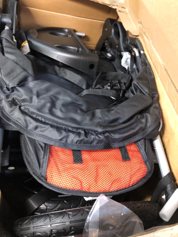 Photo 2 of **USED BUT APPEARS NEW** Baby Trend Expedition Jogger Travel System, Millennium Orange Travel System Millennium Orange