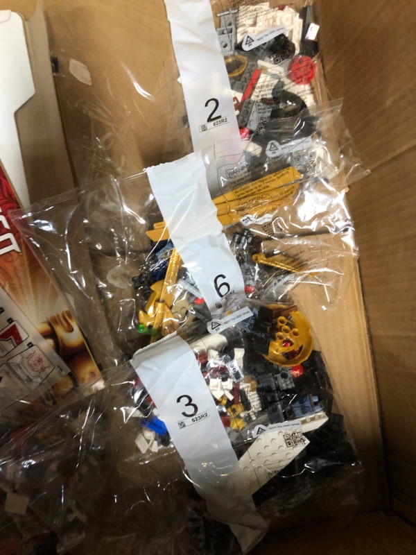 Photo 2 of **MISSING HALF THE PIECES, SEE PHOTOS** LEGO NINJAGO Legacy Ultra Sonic Raider 71739 Building Kit with a Motorcycle, Plane and Collectible Minifigures; New 2021 (725 Pieces) Frustration-Free Packaging