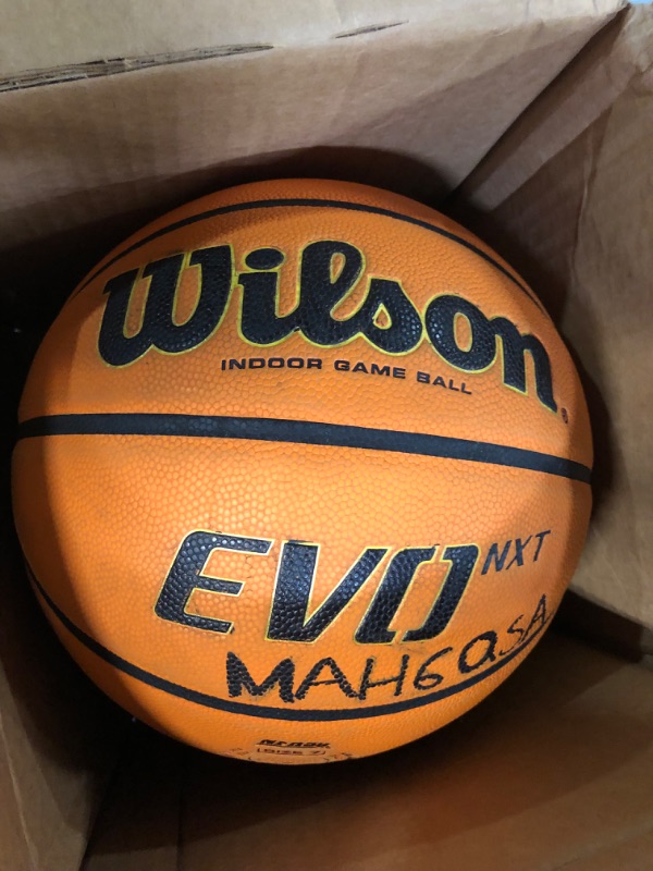 Photo 2 of **SEE PHOTOS** WILSON NCAA Evo NXT Game Basketball Size 7 - 29.5" NCAA Evo NXT