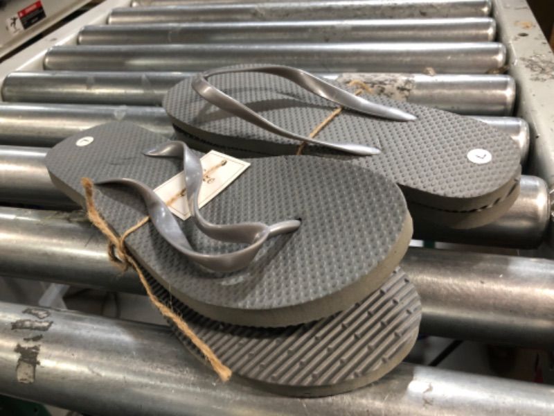 Photo 3 of (2x) Pair L Flip Flops - Grey