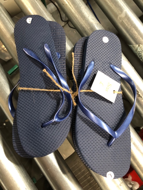 Photo 3 of (2x) Pair L Flip Flops - Blue