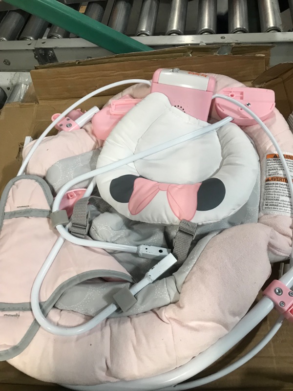 Photo 4 of *USED*
Ingenuity Comfort 2 Go Compact Portable 6-Speed Baby Swing with Music, Folds for Easy Travel - Flora the Unicorn (Pink), 0-9 Months