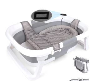 Photo 1 of *USED*
Foldable Baby Bathtub for Infants to Toddler 0-36 Month Gray (with Net)