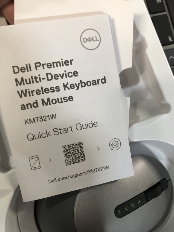 Photo 4 of *USED*
Dell Premier Multi-Device Wireless Keyboard and Mouse - KM7321W