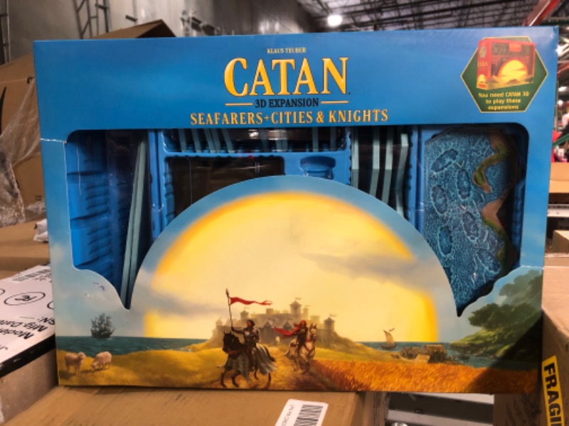 Photo 2 of CATAN 3D Edition Seafarers and Cities & Knights Board Game Expansion | Strategy Game | Family Game for Adults and Kids | Ages 12+ | 3-4 Players | Average Playtime 90 Minutes | Made Studio