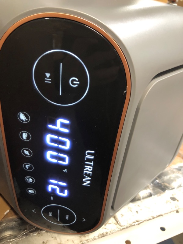 Photo 7 of *USED*
Ultrean Air Fryer, 9 Quart 6-in-1 Electric Hot XL Airfryer Oven Oilless Cooker, LCD Touch Control Panel and Nonstick Basket, ETL Certified, 1750W