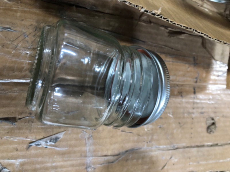 Photo 5 of *damage*
KAMOTA Mason Jars 8 oz With Regular Silver Lids and Bands,24 PACK