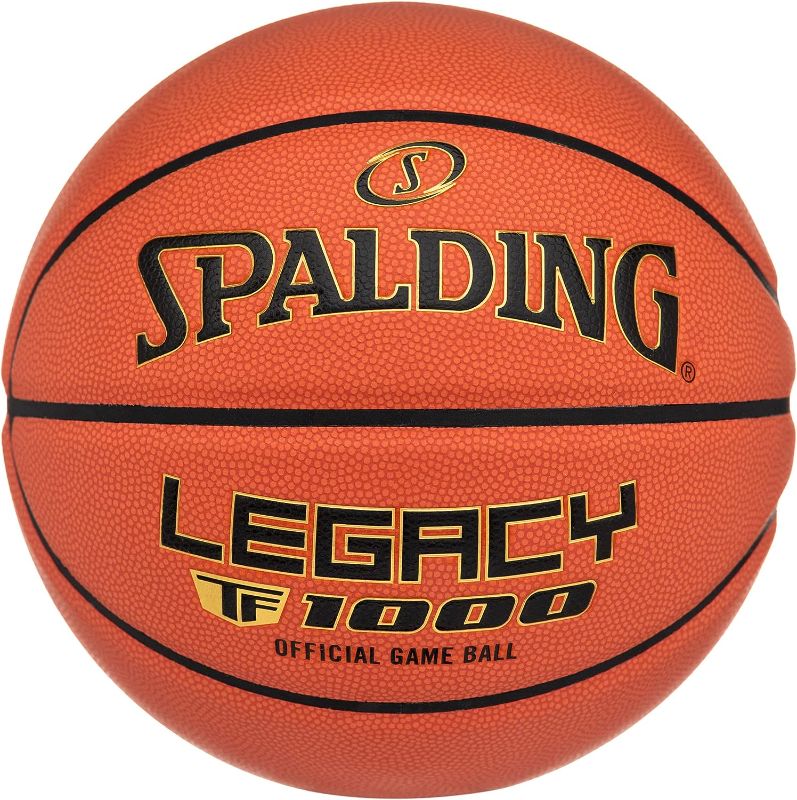 Photo 1 of *used*
Spalding TF-1000 Indoor Game Basketballs, Premium Composite Leather, High School & College Approved - 29.5", 28.5"