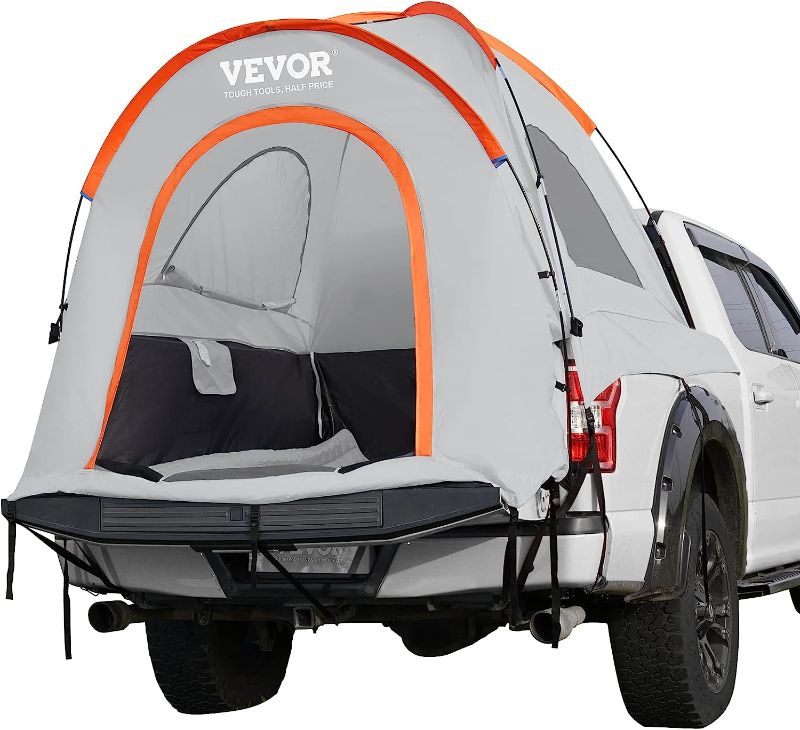 Photo 1 of *used*
VEVOR Truck Bed Tent,Pickup Truck Tent with Rain Layer and Carry Bag, Waterproof Double Layer Truck Tent for Camping