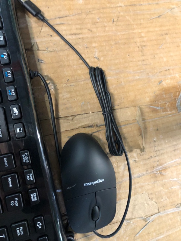 Photo 5 of *used*
AmazonBasics USB Wired Computer Keyboard and Wired Mouse Bundle Pack Bundle with AmazonBasics High-Speed 4K HDMI Cable - 6 Feet