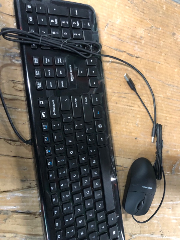 Photo 3 of *used*
AmazonBasics USB Wired Computer Keyboard and Wired Mouse Bundle Pack Bundle with AmazonBasics High-Speed 4K HDMI Cable - 6 Feet