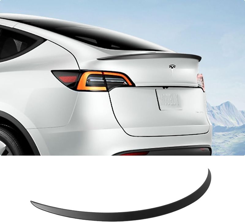 Photo 1 of BASENOR Tesla Model Y Performance Spoiler Original Trunk Wing ABS Matte Black 2020 2021 2022 Gen 2 Model Y Matte Black Gen 2