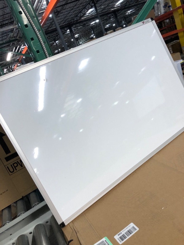 Photo 3 of VIZ-PRO Magnetic Dry Erase Board, 36 X 24 Inches, Silver Aluminium Frame