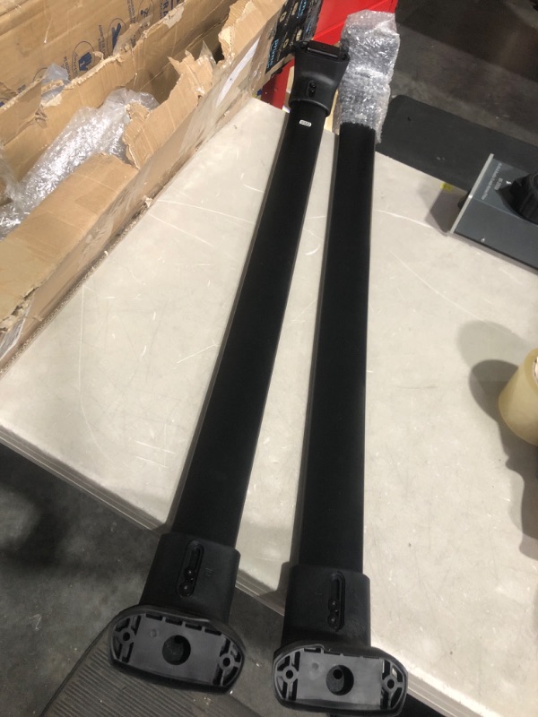 Photo 2 of * used * see all images * loose hardware *
Amazon Basics Cross Rail Roof Rack - 43 inches (Pack of 2)