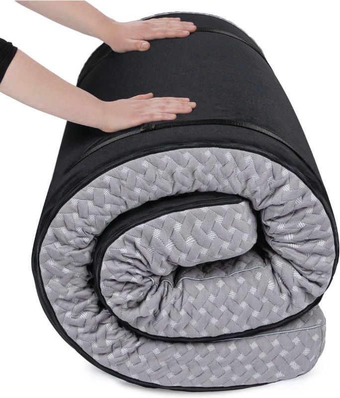 Photo 1 of *used* *similar to stock pic* 
Milliard Camping Mattress, Portable Memory Foam Roll Up Floor Mat/Pad (unknown size)