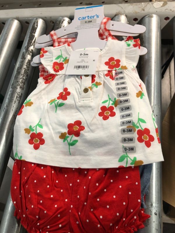 Photo 1 of CARTERS BABY RED FLOWER DRESS
0-3mo
2PACK