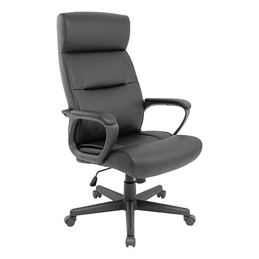 Photo 1 of STAPLES Rutherford Luxura Manager Chair, Black, (St45608v-Ccvs)
