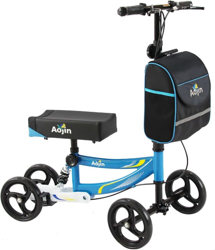 Photo 1 of Aojin Steerable Knee Walker Deluxe Medical Scooter