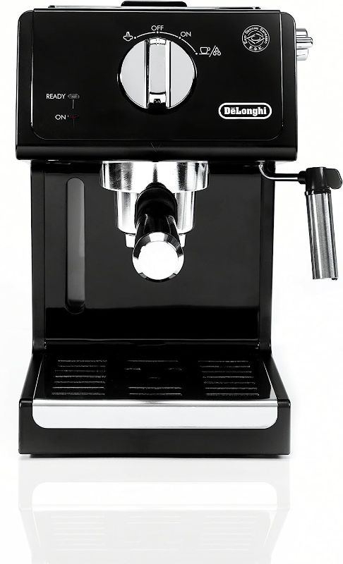 Photo 1 of ***SEE NOTES***De'Longhi ECP3120 15 Bar Espresso Machine with Advanced Cappuccino System, 9.6 x 7.2 x 11.9 inches, Black/Stainless Steel