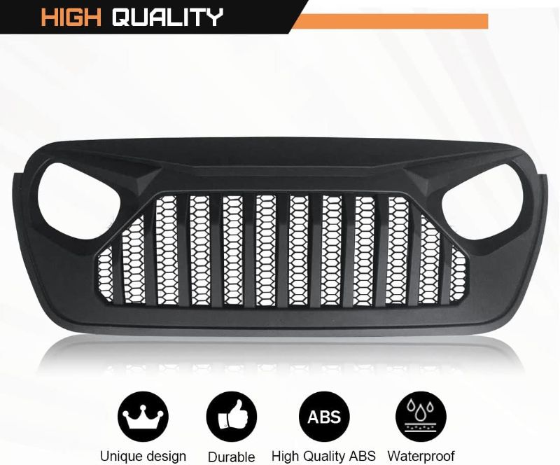 Photo 1 of ***DAMAGED***Extreme Off-Road JL Front Grill with Mesh Grille Cover for 2018-2021 Jeep Wrangler 