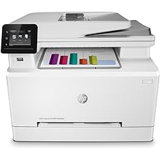 Photo 1 of HP Color LaserJet Pro M283fdw Wireless All-in-One Laser Printer, Remote Mobile Print, Scan & Copy, Duplex Printing, Works with Alexa (7KW75A)