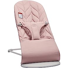 Photo 1 of BabyBjörn Bouncer Bliss, Cotton, Petal Quilt, Dusty Pink