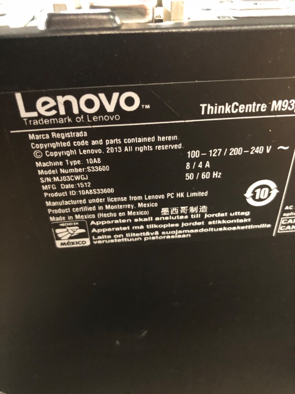 Photo 3 of Lenovo ThinkCentre M93P Tiny Mini Business Desktop Computer, Intel Quad Core i7 4785T Upto 3.20 GHz, 16GB RAM, New 1TB SSD, WiFi,BT, VGA, DP Port, HDMI, Windows 10 Pro