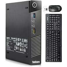 Photo 1 of Lenovo ThinkCentre M93P Tiny Mini Business Desktop Computer, Intel Quad Core i7 4785T Upto 3.20 GHz, 16GB RAM, New 1TB SSD, WiFi,BT, VGA, DP Port, HDMI, Windows 10 Pro