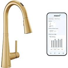 Photo 1 of [FOR PARTS, READ NOTES]
Moen 7864EVBG Sleek Smart Faucet Touchless Pull Down Sprayer Kitchen Faucet NONREFUNDABLE