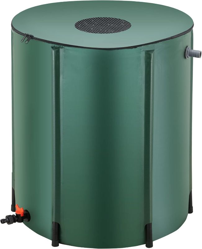 Photo 1 of *STOCK PHOTO AS REFERENCE* Collapsible Rain Barrel, Portable Water Storage Tank with Thickened Material, Water Collector