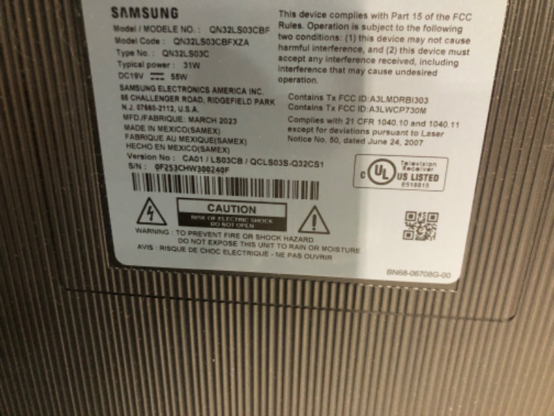 Photo 5 of (USED) SAMSUNG 32-Inch Class QLED 4K The Frame LS03C Series,