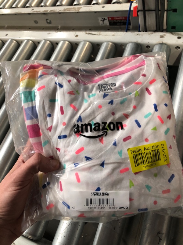 Photo 2 of Amazon Essentials Girls and Toddlers' Long-Sleeve T-Shirts (Previously Spotted Zebra), Multipacks