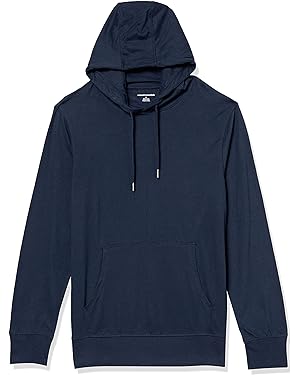 Photo 1 of Amazon Essentials Men's Lightweight Jersey Pullover Hoodie