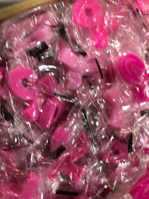 Photo 3 of 40 Pcs Pink Ribbon Squishy Stress Toys Breast Cancer Gifts Hope Faith Strength Courage Relief Gifts for Breast Cancer Awareness Month Bulk Party Favors