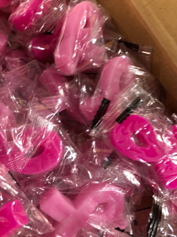 Photo 2 of 40 Pcs Pink Ribbon Squishy Stress Toys Breast Cancer Gifts Hope Faith Strength Courage Relief Gifts for Breast Cancer Awareness Month Bulk Party Favors