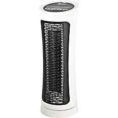 Photo 1 of Comfort Zone CZ457EWT 750/1,500-Watt Oscillating Digital Tower Heater with Digital Thermostat, Built-in Overheat Sensor, and Power Indicator Light, White