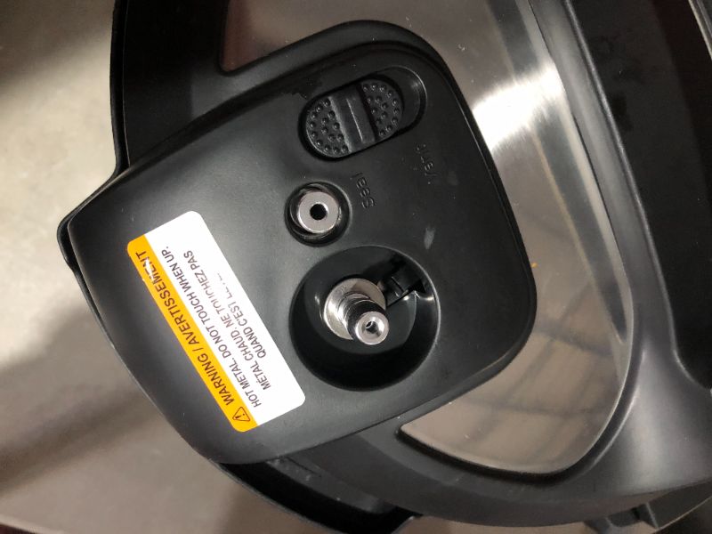 Photo 1 of ***USED AND DIRTY - MISSING PARTS - SEE NOTES***
Instant Pot Duo 7-in-1 Electric Pressure Cooker, 6 Quart