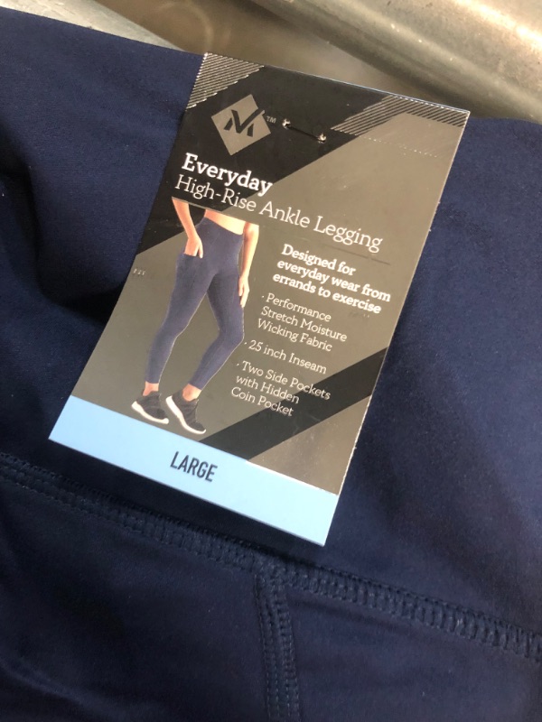 Photo 1 of Member's Mark Ladies Everyday Ankle Legging Large Blue Cove