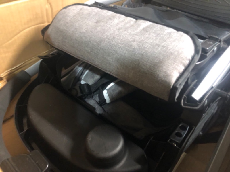 Photo 2 of [READ NOTES]
Jeep Unlimited Reversible Handle Stroller, Grey Tweed