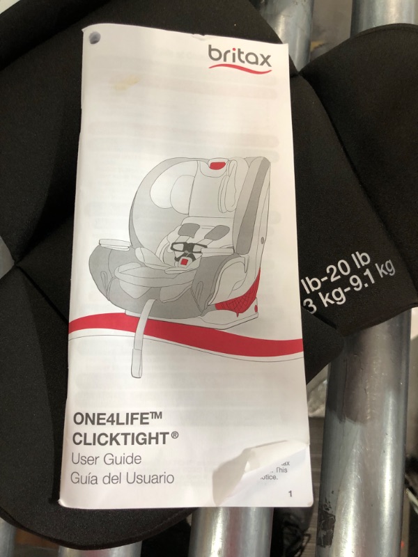 Photo 4 of Britax One4Life ClickTight All-in-One Car Seat, Eclipse Black