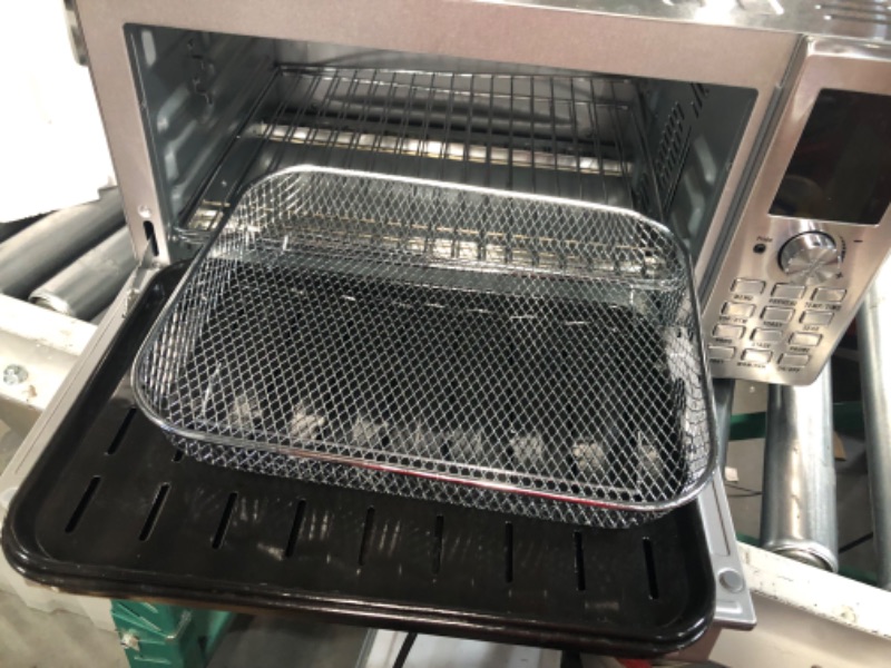 Photo 1 of ***POWERS ON - DENTED - SEE PICTURES***
Nuwave Bravo Air Fryer Toaster Smart Oven, 12-in-1 Countertop Convection, 30-QT XL Capacity
