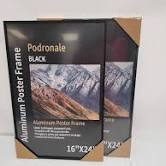 Photo 1 of **previously opened** Podronale 16" x24" Aluminum Poster Frame